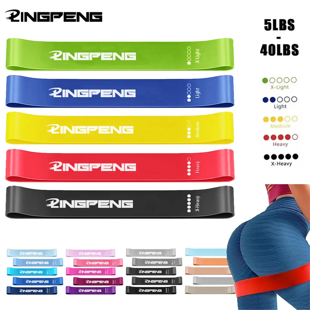 Ginásio com faixas elásticas, equipamento de treinamento físico, faixas de resistência de ioga, busca de volume de exercício, treino de ginástica, musculação, pilates