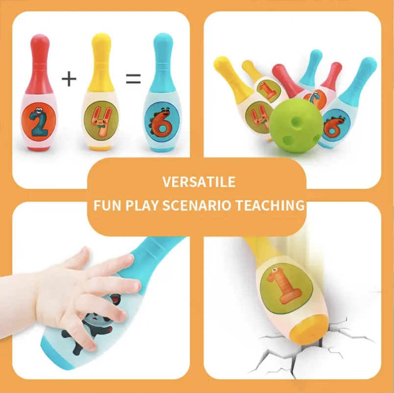 Bowling set games digital learning educational toys interactive home sports animal parties outdoor children gifts