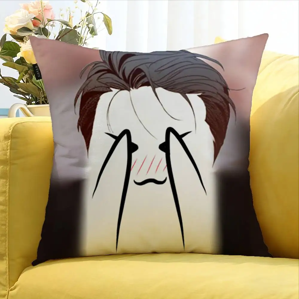 Lightsaber BL Manhwa  Various Sizes Square Pillow Case For Car Home Bedchamber Decor
