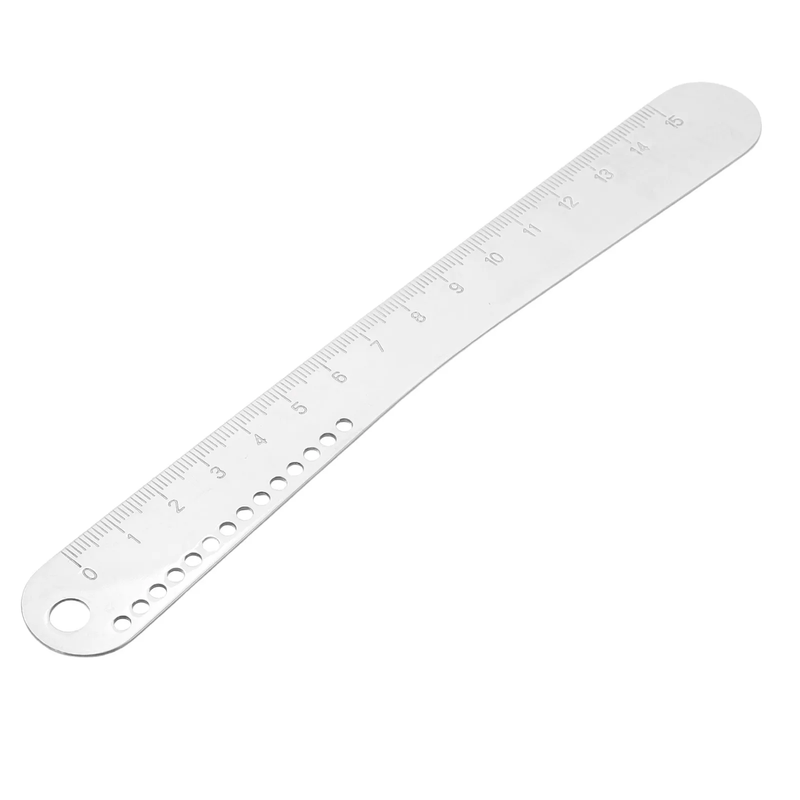Professional Stainless Steel Dough Ruler for Dumpling Pastry Pizza Making Measures Accurate Strips Balance Rolling Guide Baking