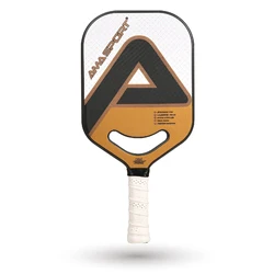 AMASPORT Pickleball Paddle USAPA Approvato di livello superiore 3K/100% Fibra di carbonio PP Nucleo a nido d'ape Racchette da pickleball per sport all'aria aperta