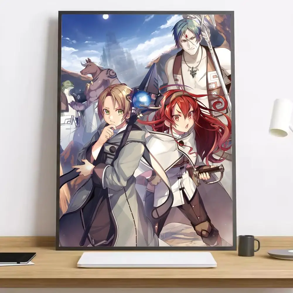 Mushoku Tensei Jobless Reincarnation Malerei Kalligraphie HD-Leinwandposter Wohnzimmer Schlafzimmer Bar ästhetische Dekoration – Detail 13