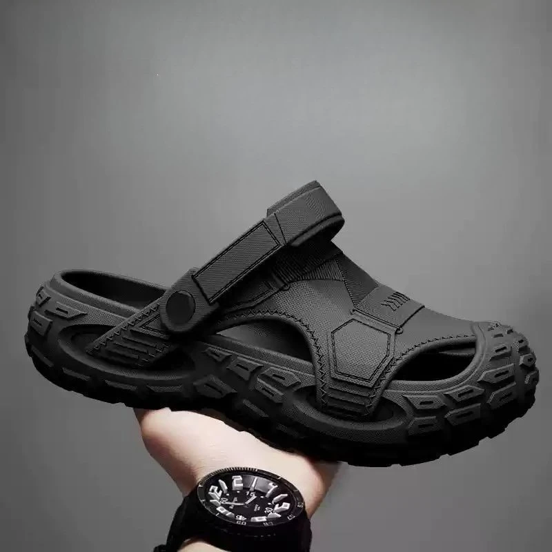 

New 2026 Summer Men's Beach Sandals Anti-slip Thick Sole Casual Outdoor Wear Odor-Resistant