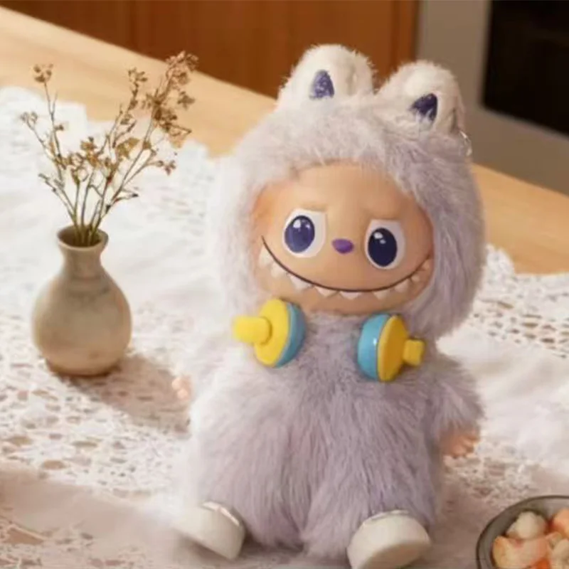 Mini Labubu Colorful Shoes Headphone For 10.5cm Labubu V4 Baby Molly Doll Clothes Outfit Accessories Ropa Labubu