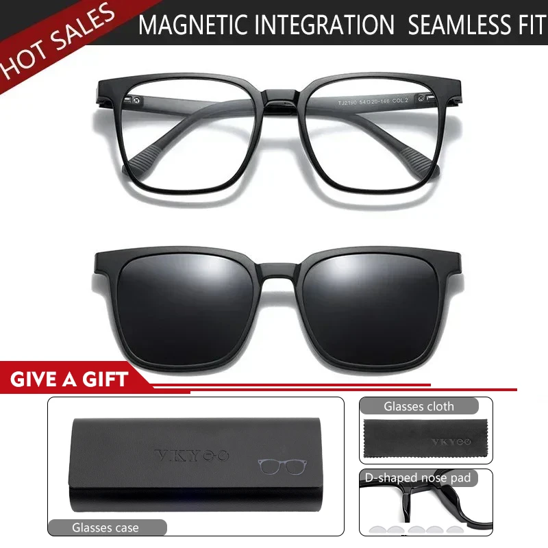 Vicky neu in Magnet clip auf optischen Myopie Brille für Männer Frauen polarisierte Sonnenbrille verschreibung pflicht ige Lesebrille tj2190 6
