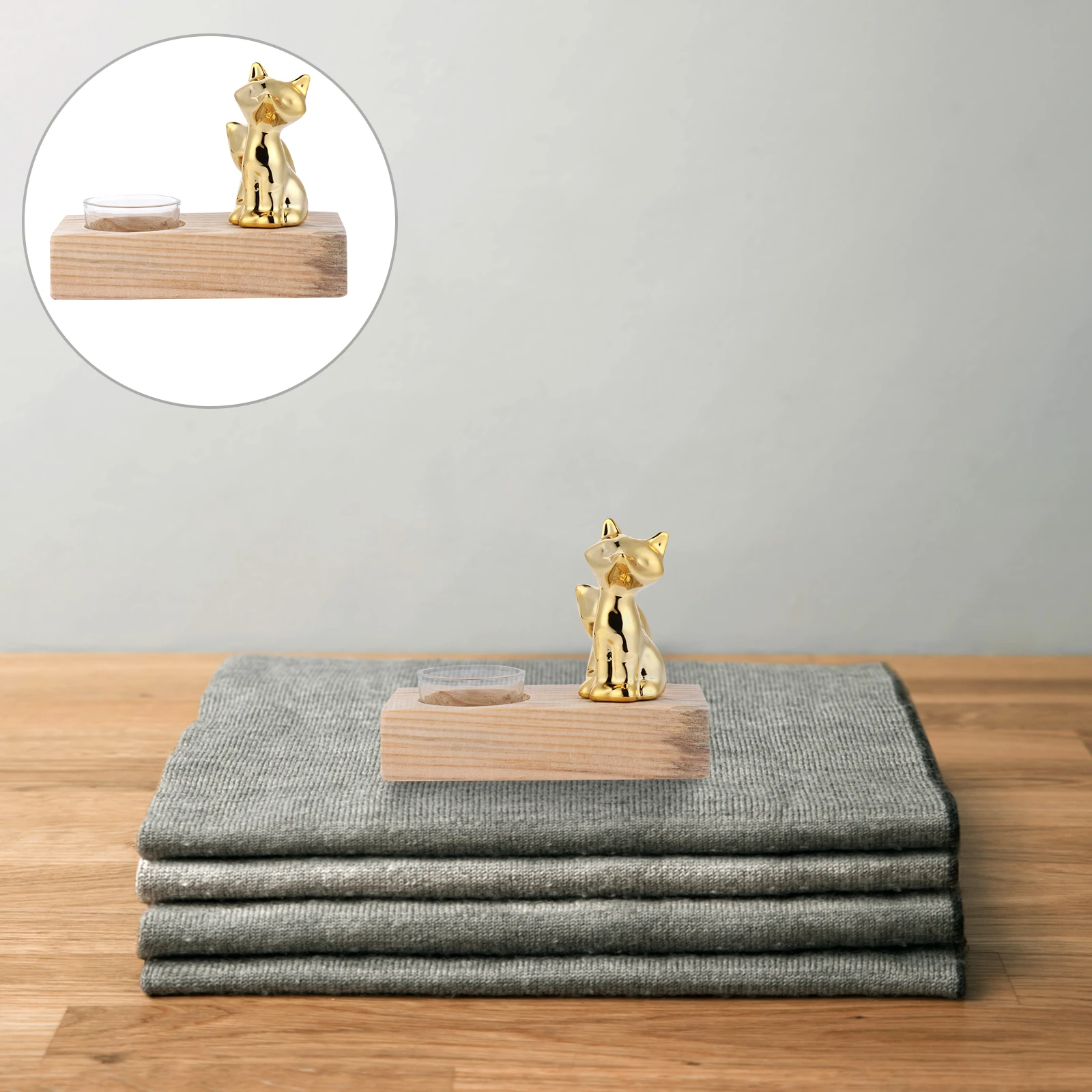 

Wooden Holder Stick Holders for Table Dining Candlesticks Xmas Tall Dating
