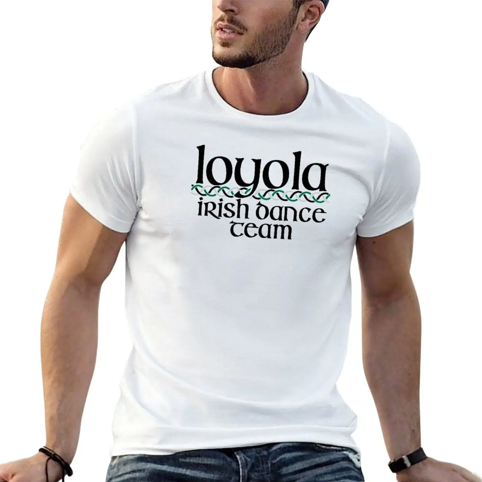 Loyola University Maryland Irish Dance Team T-Shirt t shirts designer essential t shirt t shirts for man cotton funny T-shirt