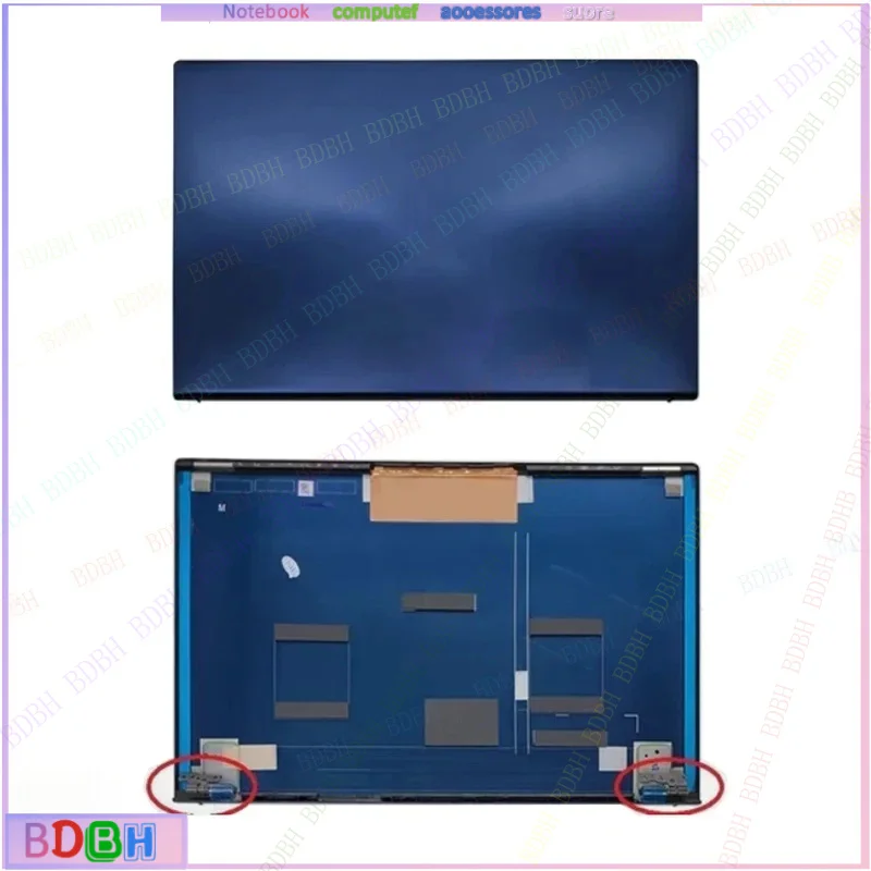 For ASUS ZenBook 15 UX534 UX534F UX534FA Touch LCD Back Cover+Hinges Blue