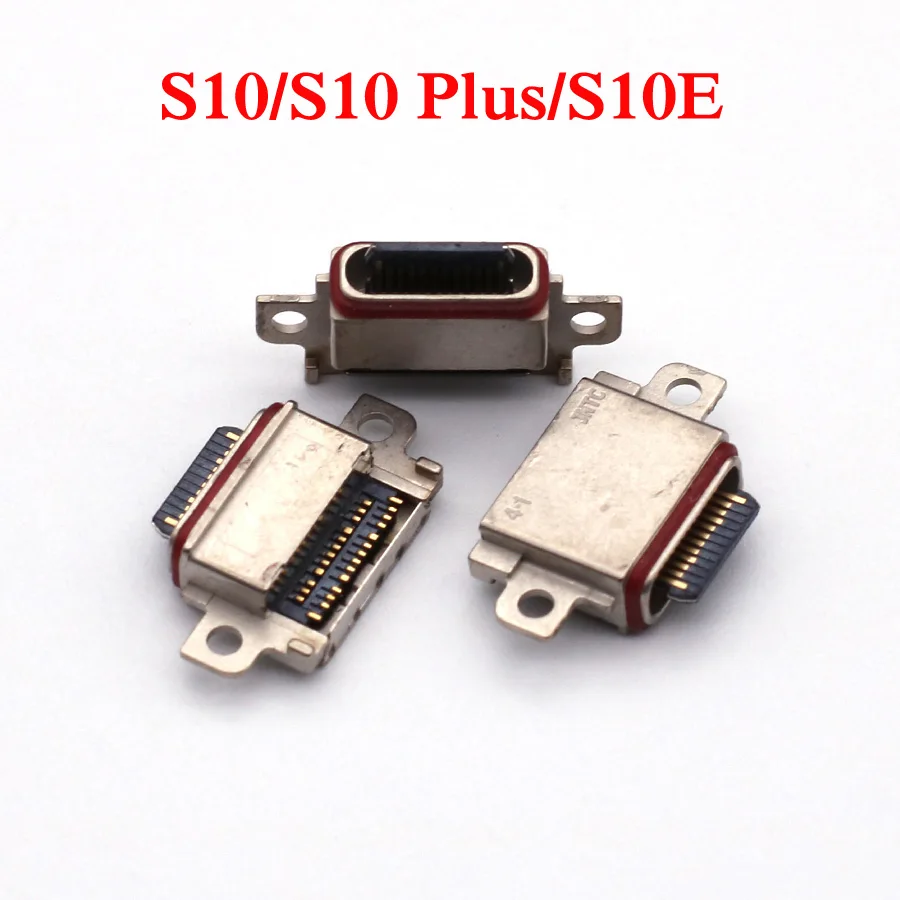 10 قطعة لسامسونج S23 S22 S10 S20 S21 الترا S8 S9 زائد USB شحن ميناء جاك موصل هيكلي نوع-C شاحن التوصيل حوض المقبس