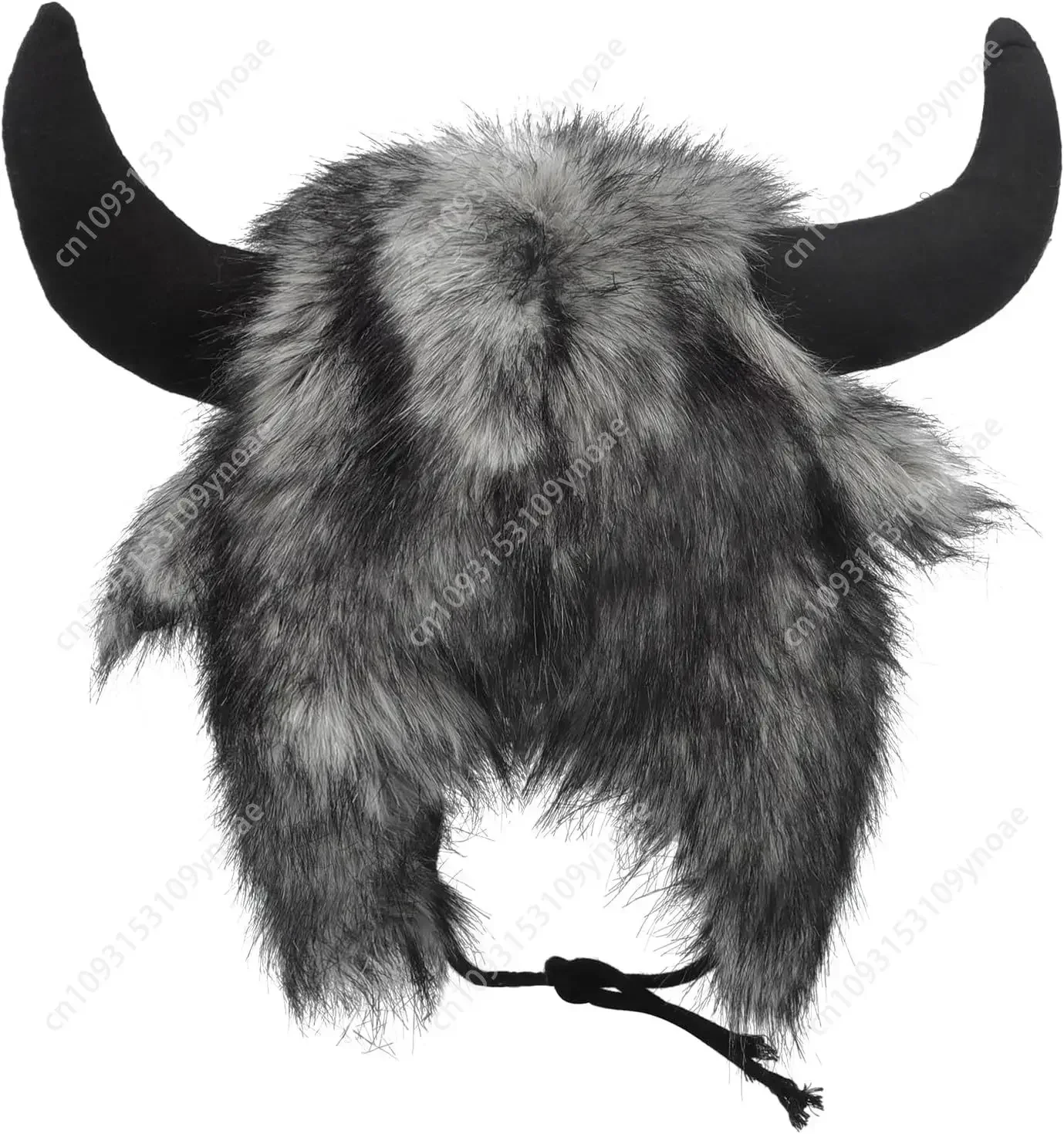 Cute Animal Horns Ears Winter Cap Plush Fur Warm Trapper Hat Man Women Viking Christmas Costume Gift Snow Ski Hats Outdoor Caps