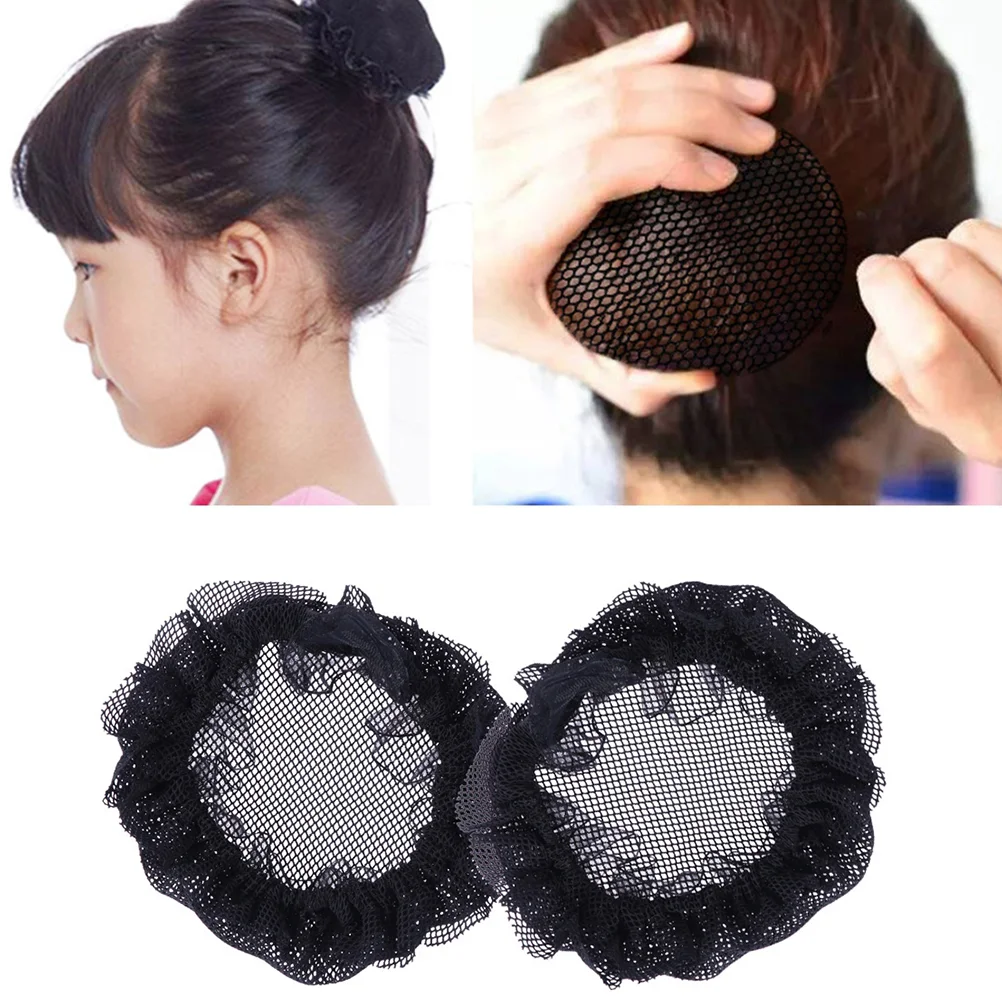 Filets à cheveux invisibles pour adultes et enfants, accessoires de couverture de chignon, filet à cheveux de ballet, coiffure pour femmes, 10 pièces