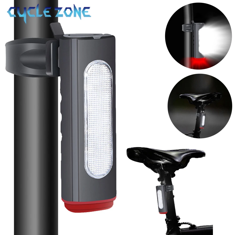 

Bicycle Tail Light 6 Modes USB Rechargeable Cycling Back Lamp Night Safety Riding Warning Rear Light MTB Road Bike Accessories