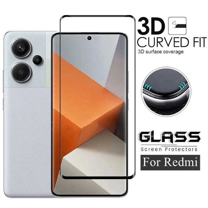 Für Redmi Note 13Pro Plus 5G Bildschirm Glas Redmi Note 13Pro + Glas Screen Protector 3D Schutz Telefon Film redmi Note 13ProPlus