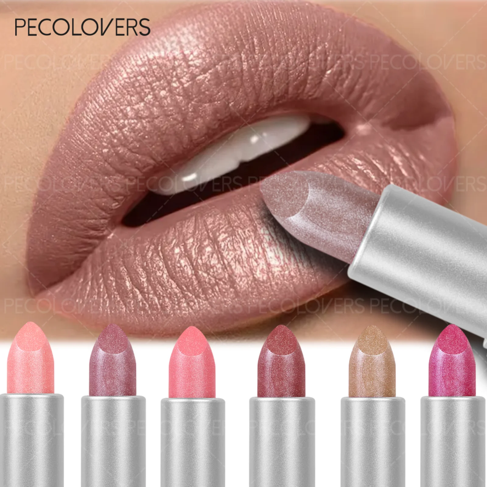 1PC Shine Matte Lipstick Velvet Shimmer Lipgloss Langdurig Essentieel voor dagelijkse make-up