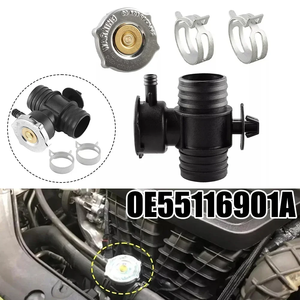 1set Coolant Filler Radiator Hose Connector 52028810AL 55116901AA 52029195AK For Chry-sler For Caliber For Avenger For Durango