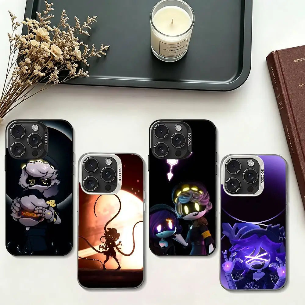 Game M-Murder Drones Color Silver Electroplated Shockproof Case For IPhone 17 16 15 14 13 12 11 Pro Max