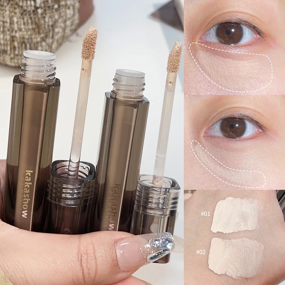 Hoge Dekking Concealer Pen Blijvende Cover Acne Donkere Ogen Kringen Waterdichte Foundation Markeerstift Bevochtigen Gezicht Make-Up Basis