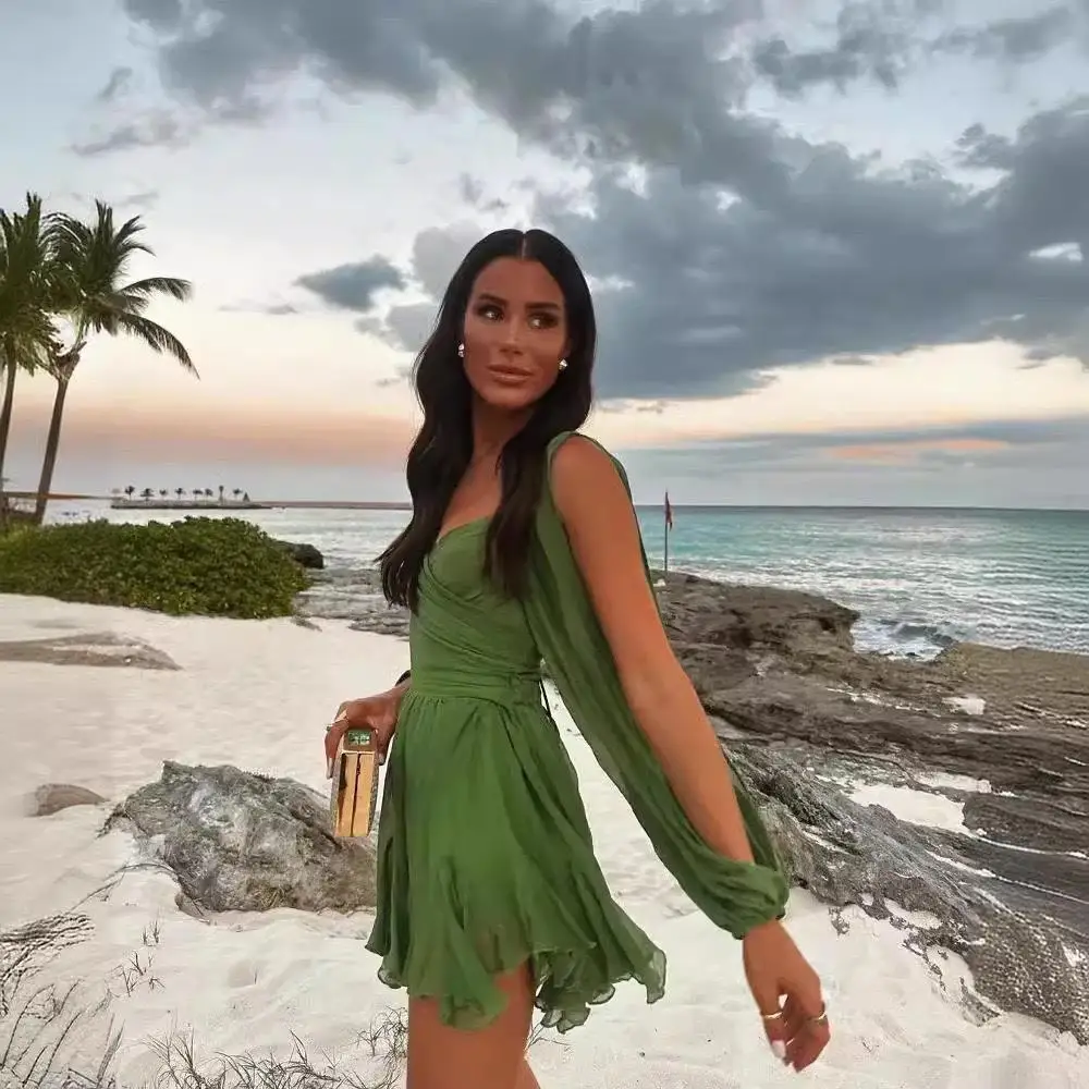 

Женская юбка нестандартной формы с высокой талией Me Long Sve Bal ort Dr, сексуальная базовая юбка из полиэфирного волокна, повседневная деловая юбка