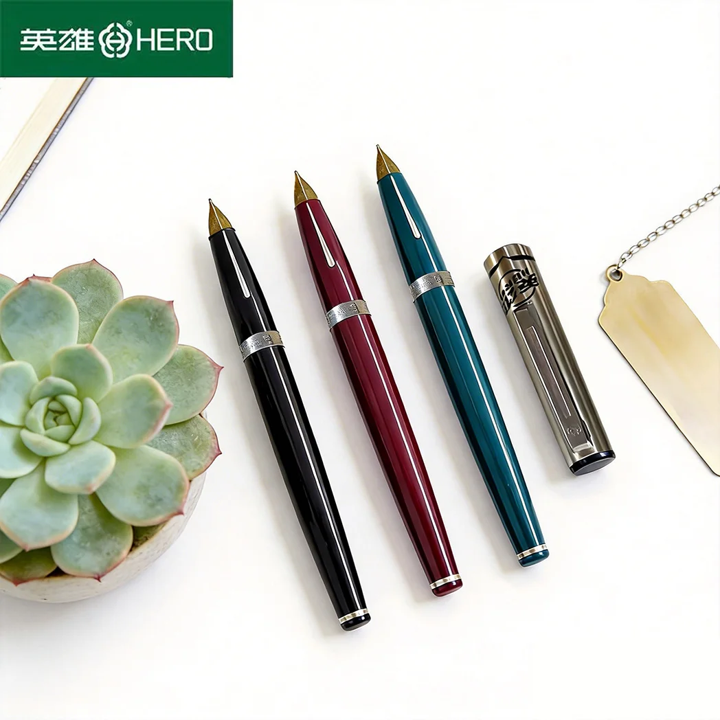 

Ручка HERO Pen 240 Retro Aircraft с иридиевым наконечником: плавное письмо, без засоров чернил, не царапает бумагу, идеально подходит для ежедневного офисного использования.