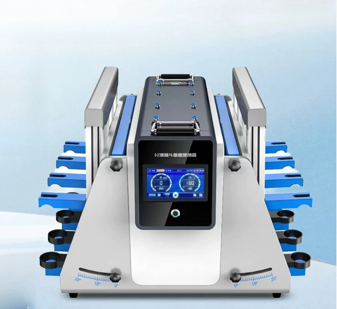 Fully automatic liquid separation funnel vertical oscillator tilt-flip automatic exhaust