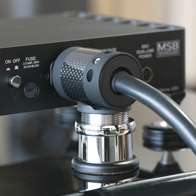 1 個ハイファイオーディオ電源ケーブル調整可能なパッドアンチショックショックアブソーバーパッド振動吸収スタンドラインサポートワイヤーブラケット