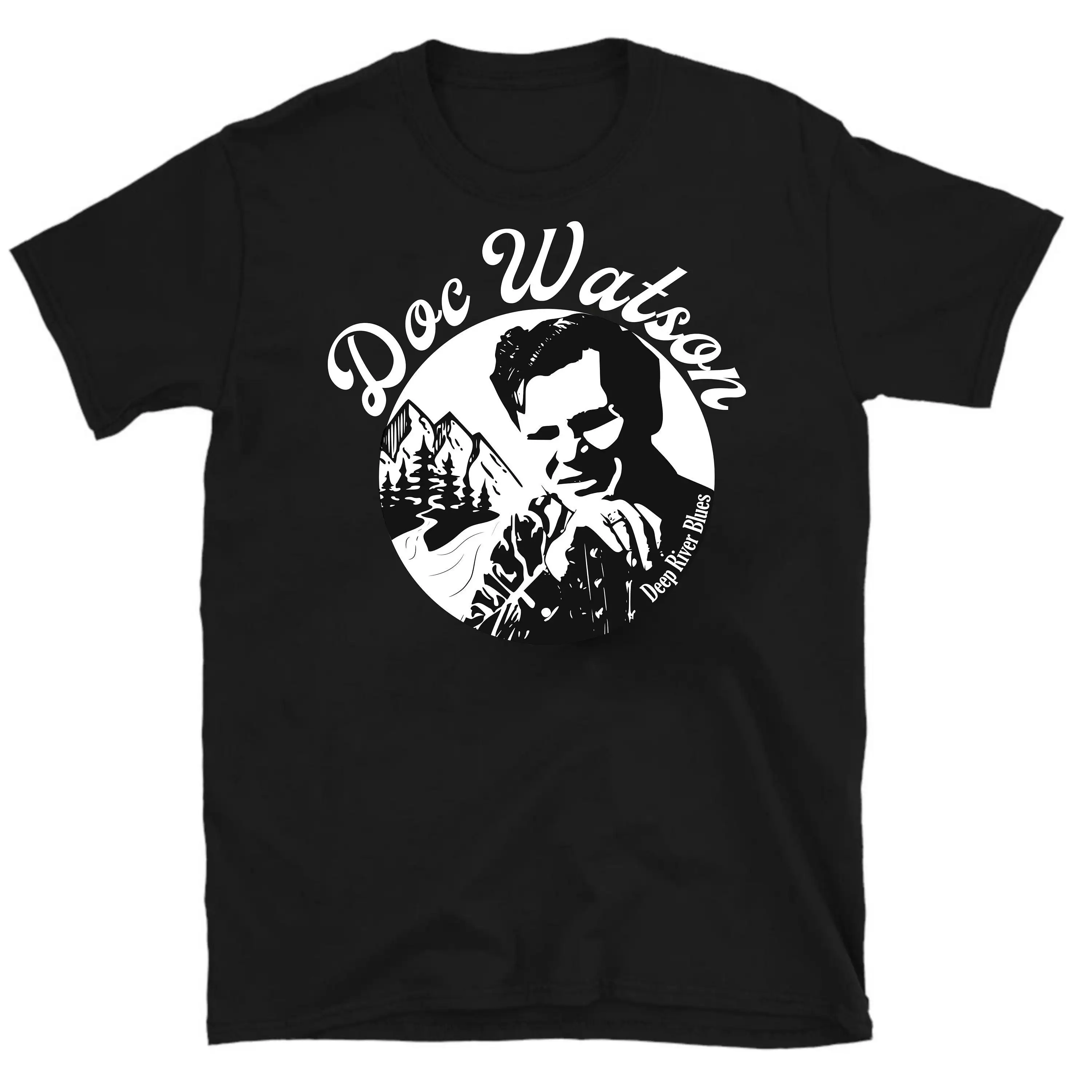 Doc Watson Deep River Blues T Shirt