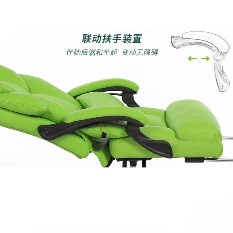 

Beauty Recliner Barber Chairs Cosmetology Office Ergonomic Computer Barber Chairs Hair Salon Chaise Coiffeuse Furniture QF50BC