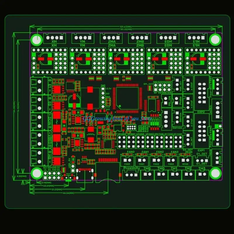 H9eb Skrat v1.0 32bit Printer Motherboard for Klipper High Performan #1