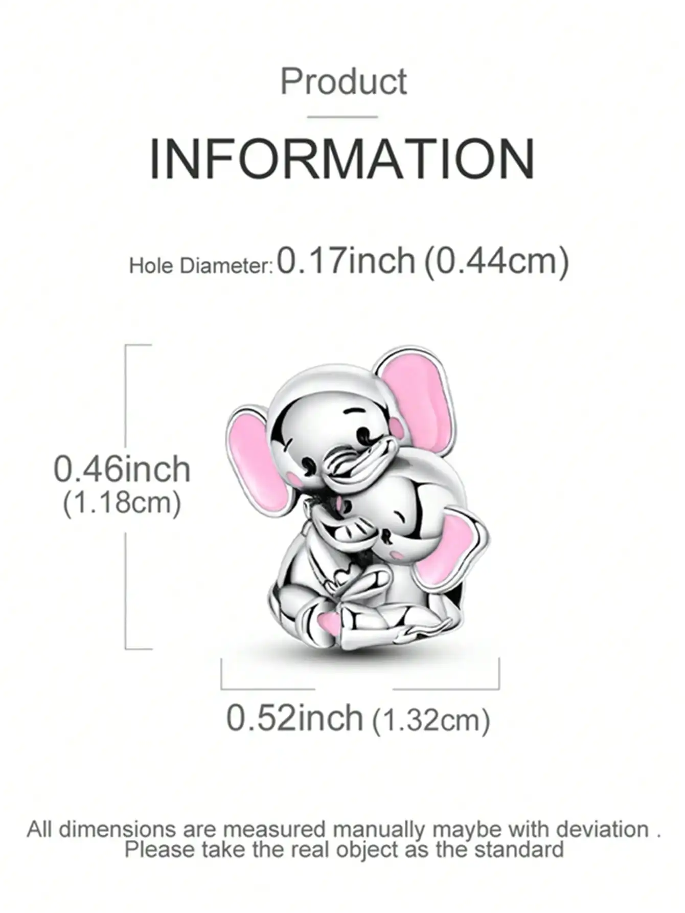 Charms Plata Cute squirrel elephant at the zoo Bead Silver Plated Fit  Silver 925 Original Bracelet for Jewelry Making DIY Charm