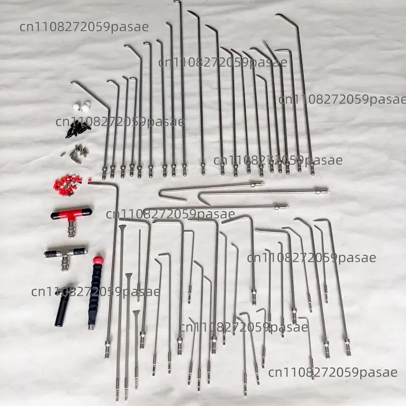 Car Dent Repair 50-piece Set Quick Removal Hook Set Pit Sheet Metal Replaceable Handle Replacement Head Bar Tool