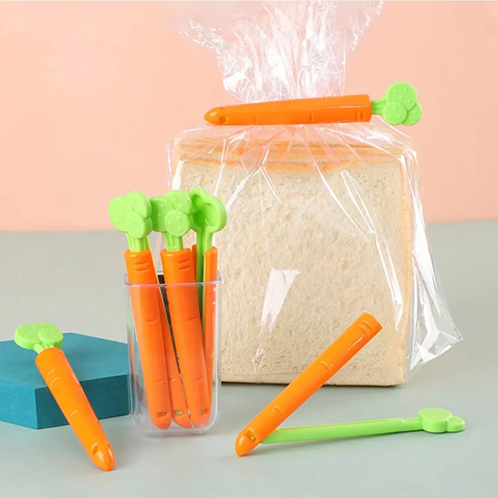 5pcs Multiple Cute chip Clips, with Magnetic Food Packaging, Comes with a Magnetic Storage Box, Magnetic Connection, Reusable