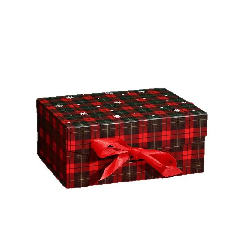 

Christmas Folding Gift Box Christmas Eve Gift Box Decorative Empty Box Christmas Packaging Box