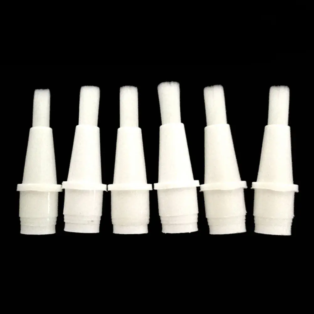 6Pcs 3Ml Transparent Empty Pens Brush Tip Liquid Applicator Set for Eyelash Growth Oil Nail Nutrition Perfume Portable Non