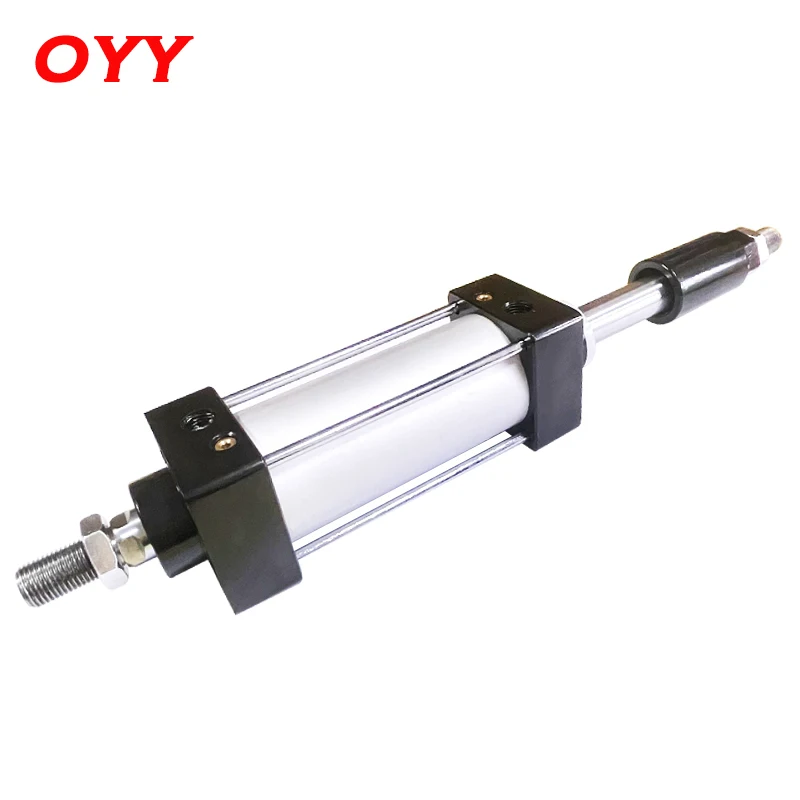 SCJ Adjustable Standard Cylinder SC32/-50/63/80mm Bore Air Pneumatic Cylinder Tools Big Thrust Piston 25/50/75/100/200mm Stroke