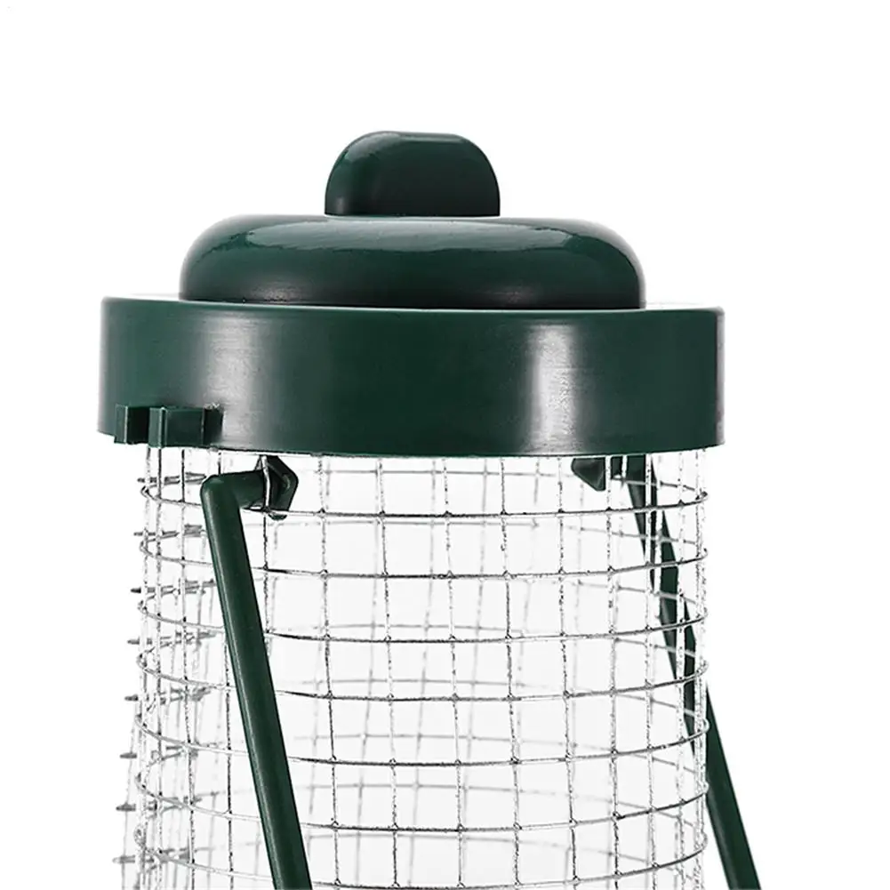 Comederos colgantes para pájaros y mascotas, comedero de comida para exteriores, semillas de loros, rejilla para pájaros salvajes, dispensadores de alimentos, dispositivo de alimentación de aves para jardín y patio