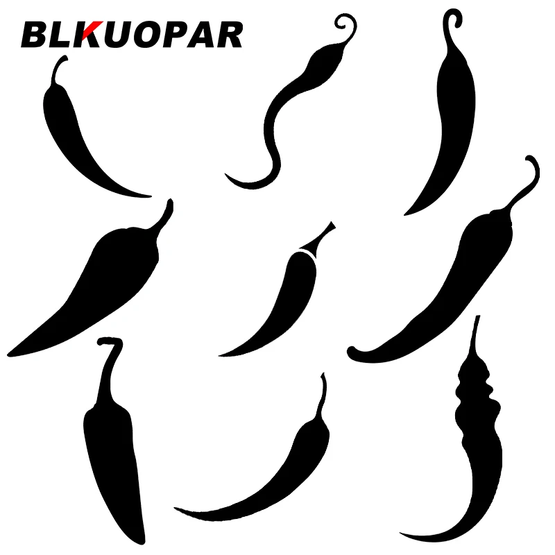 

BLKUOPAR для перца чили, силуэт ит, автомобильные наклейки, виниловый материал, наклейки, мотоциклетный шлем, окклюзия, царапины для ноутбука, водонепроницаемые