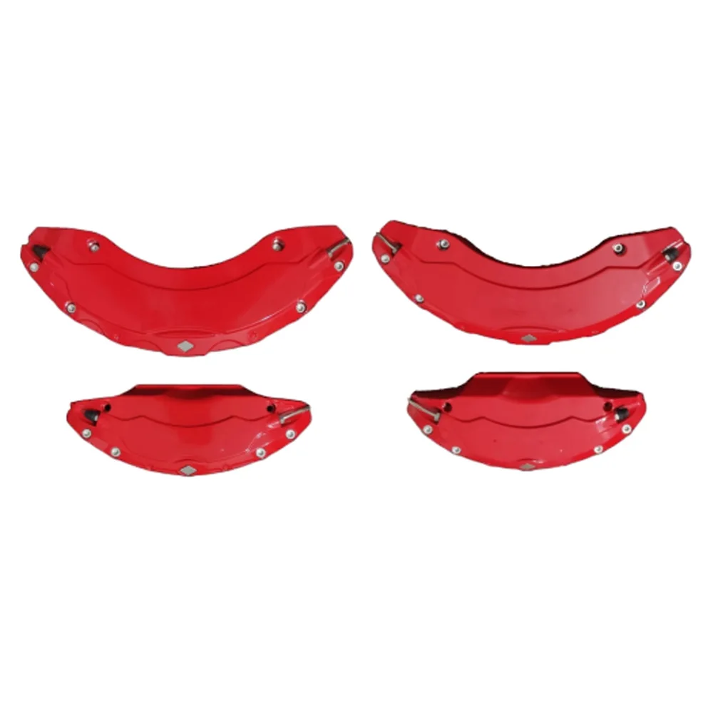 4Pcs Red Caliper Covers For Tesla Model X S 2017-2021 2022 2023 2024 Accessories Front Rear Brake Caliper Covers