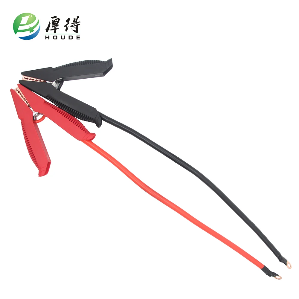 Heavy Duty Jumper Leads 4AWG Pure Copper 150A 200A 500A 1000A 2000A 3000A Clamp DC12V Replacement Alligator for Jump Pack