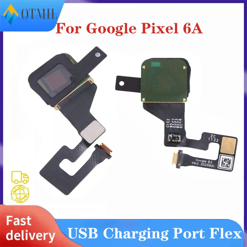 USB Charging Port Flex Cable For Google Pixel 6A Charger Dock Plug Connector Board PCB Replaceable Parts For Google Pixel6A Flex