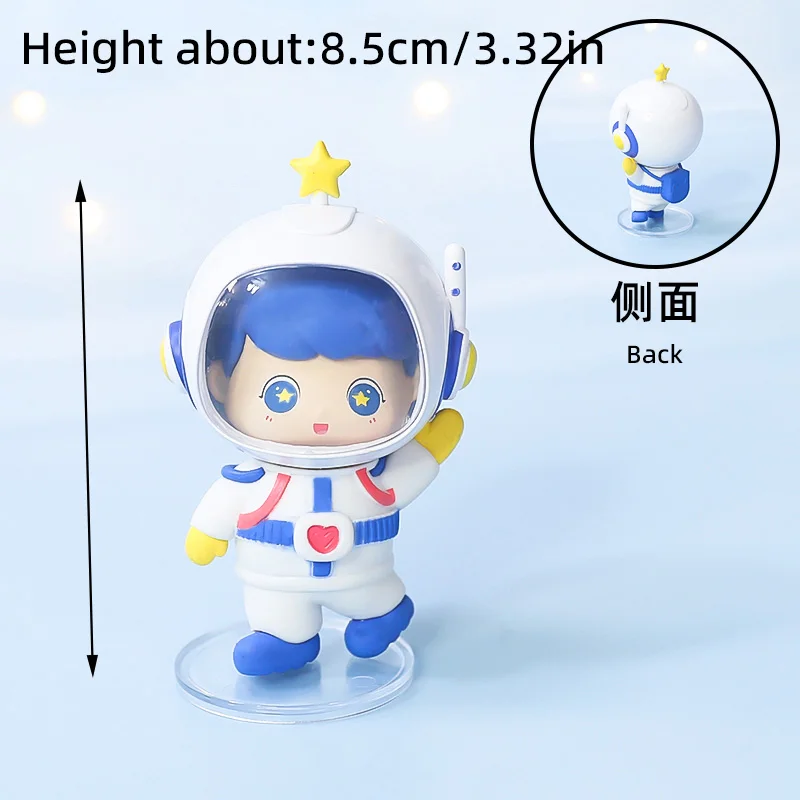 Astronauten-Kuchenaufsatz Rakete Jungen Raumschiff Planet Party Desserts Cupcake-Topper Kinder 1. Geburtstag Party Baby-Shower Dekoration – Detail 6