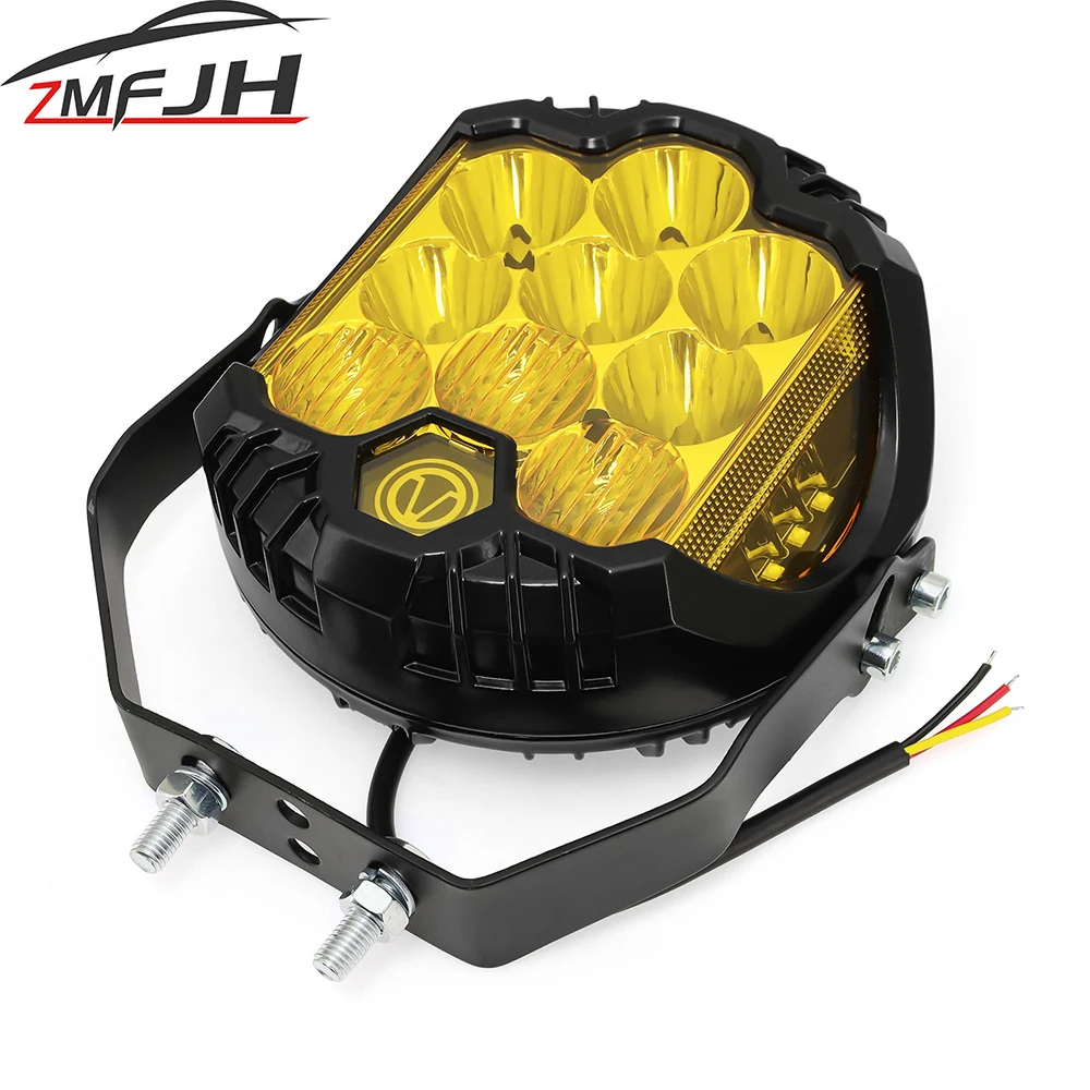 

LED Automobile Work Light For Lada Offroad 4X4 Vehicle Combo Driving Lamp Car Motorcycle Spotlight Yellow LED Auxiliary Lights