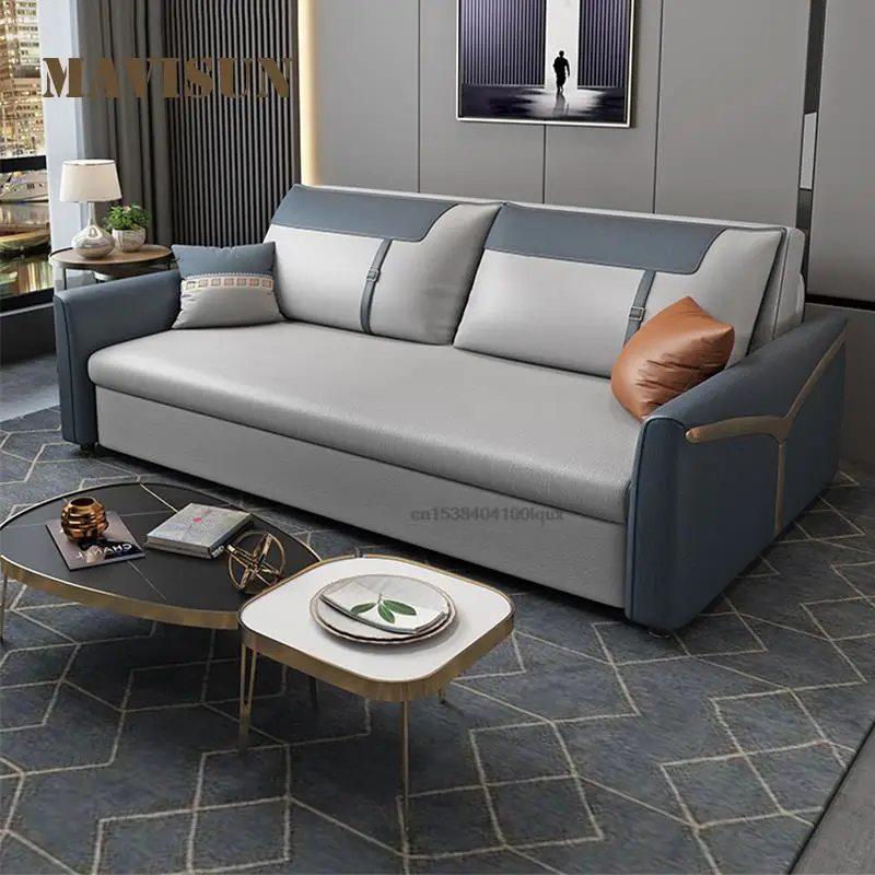 

Retractable And Reclining Sofa Living Room Armchair For Leisure Multifunctional Folding Sofa Bed For Living Room Home Furniture