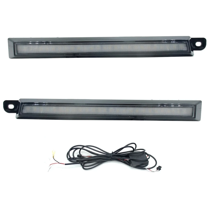 

LED Front Side Marker Daytime Running Lamp Amber Sequential Turn Signal Light For Toyota Tacoma 1998-2000-A92D