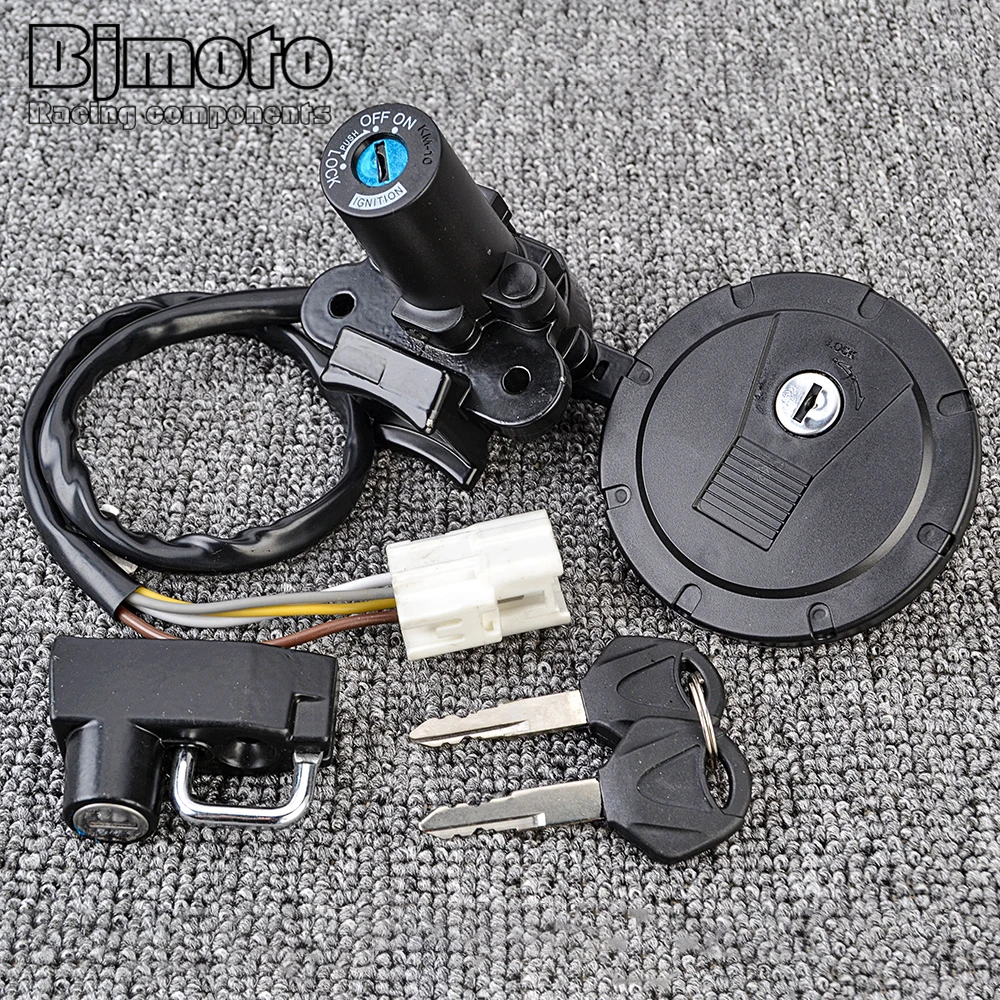 KLX 300 Fuel Gas Cap Ignition Switch Seat Lock with Key Kit  For Kawasaki KLX300 KLX300SM 2021-2023 27016-5207 51049-0049