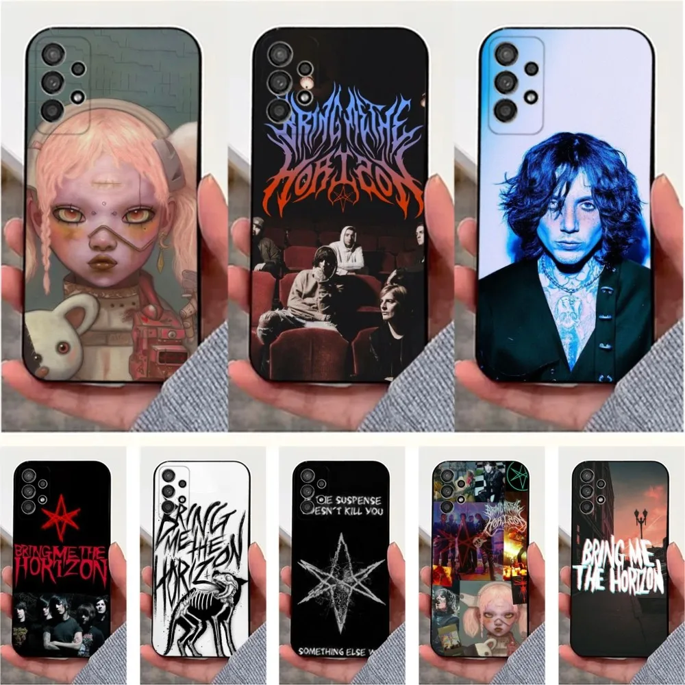 BMTH B-Bring Me The Horizon-s Phone Case For Samsung S25,S24,S23,S22,S20,S21,S10,Ultra,Plus,Lite,FE,Soft Silicone Black Cover