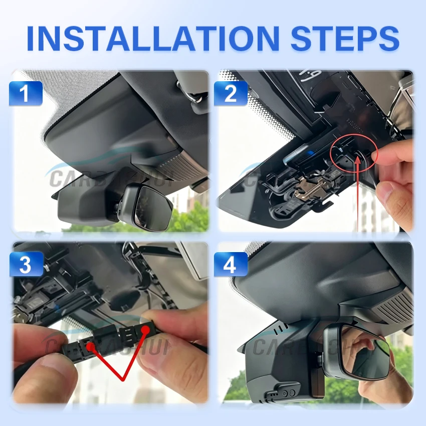 New! Plug and Play Dash Cam For Volkswagen Tayron 2024-2026, Car DVR For VW Tiguan MK3 2024 2025 2026, 4K UHD Recording Dashcam