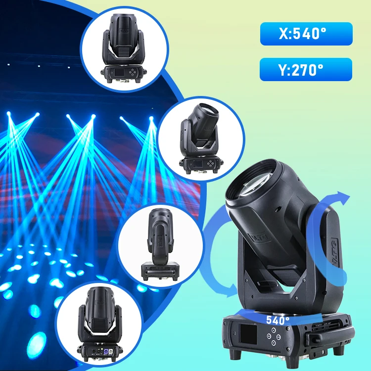 Professional LED Lighting Beam 290  Stage Lyre Light Beam Moving Head Lights for Theater Events Wedding