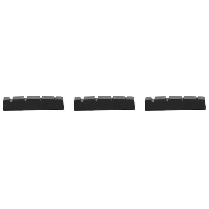 3X Black XL 4-Str Slot Bass Nut PT-1200-00