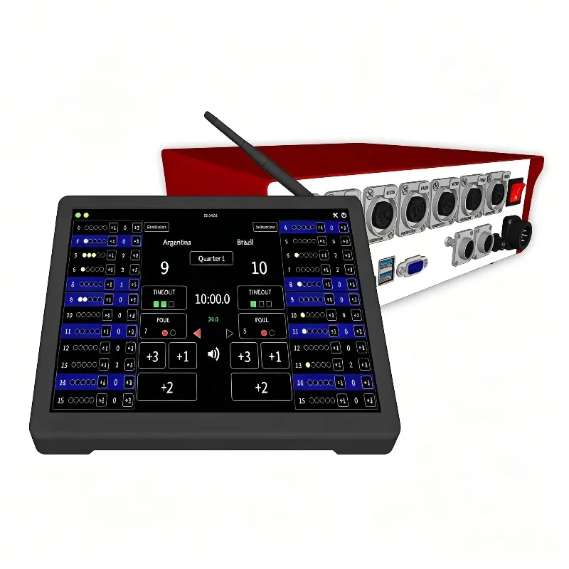 Football Timing and Scoring System, Referee Console Shows Substitution Info Tournaments