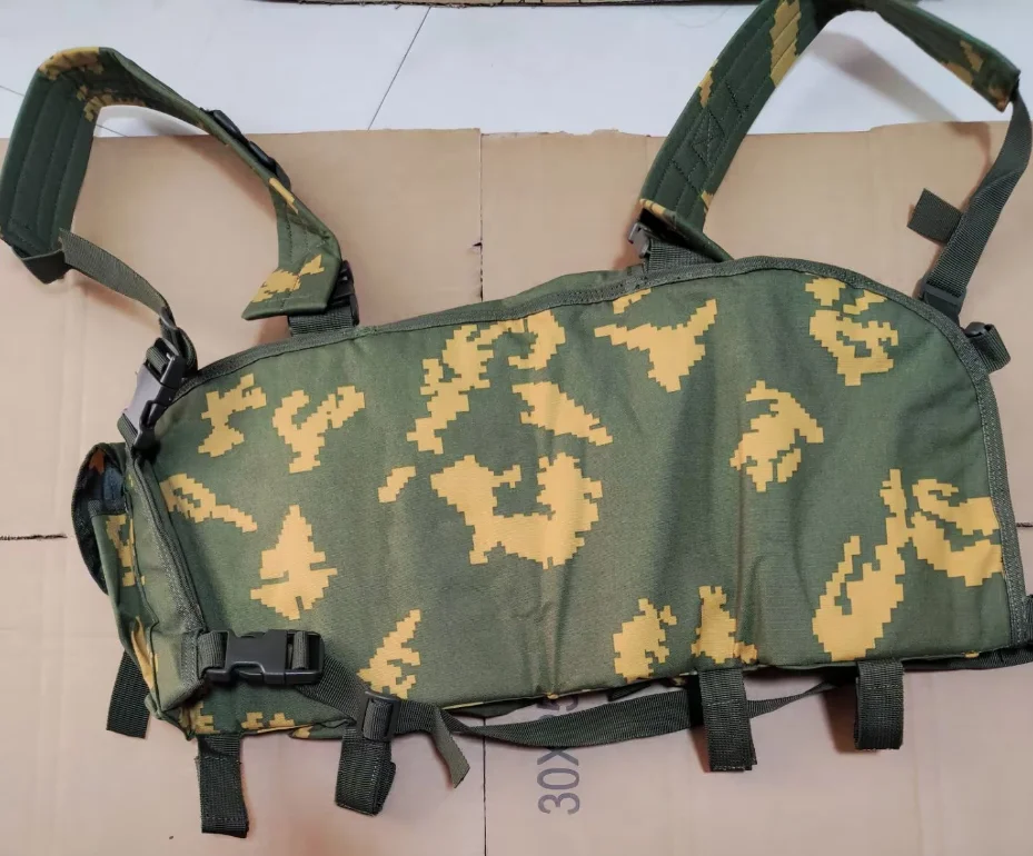 Russian Yellow Flower Camouflage AK Magazine Chest Rig Outdoor  Gold Berezka
